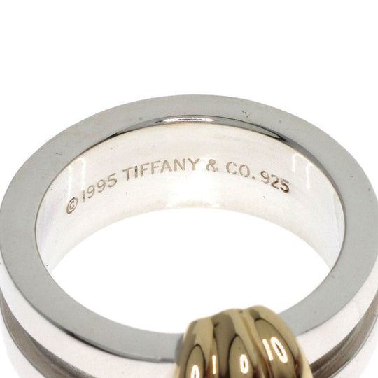 TIFFANY&Co. Ring SV , K18YG Silver Group Bud With Women Used Authentic