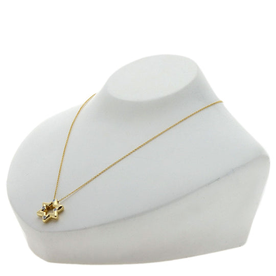 TIFFANY&Co. Necklace 18K Yellow Gold gold Star diamond