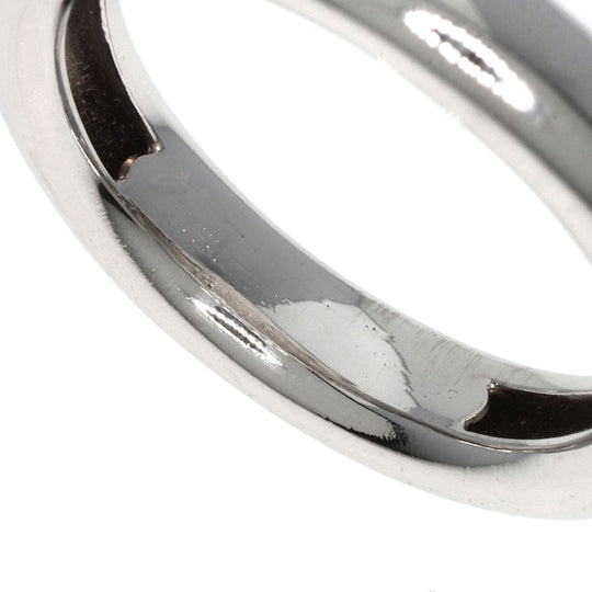 TIFFANY&Co. Ring K18WG Silver Friendship Heart Diamond Women Used Authentic