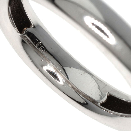 TIFFANY&Co. Ring K18WG Silver Friendship Heart Diamond Women Used Authentic