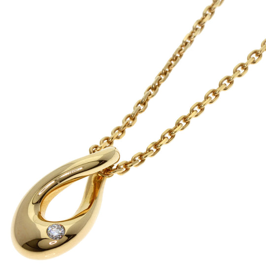 FRED Necklace 18K Yellow Gold gold Diamond Drop Women Used Authentic