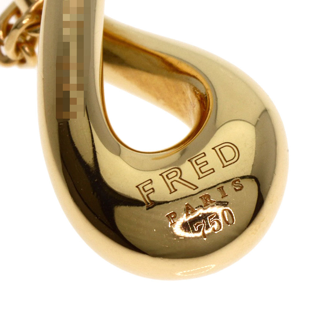 FRED Necklace 18K Yellow Gold gold Diamond Drop Women Used Authentic