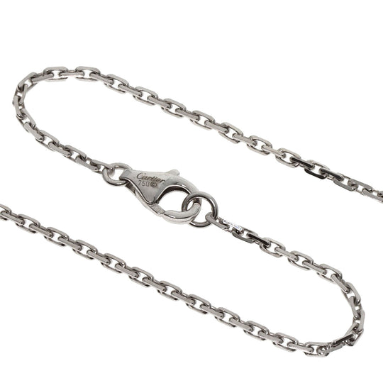 CARTIER Necklace K18WG Silver Baby love diamond