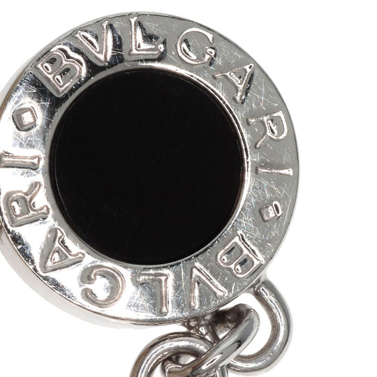 BVLGARI Necklace K18WG Silver Bulgari Bulgari Onyx Diamond
