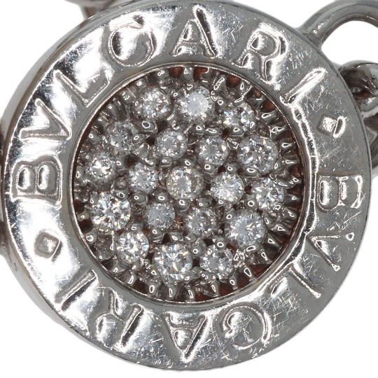 BVLGARI Necklace K18WG Silver Bulgari Bulgari Onyx Diamond