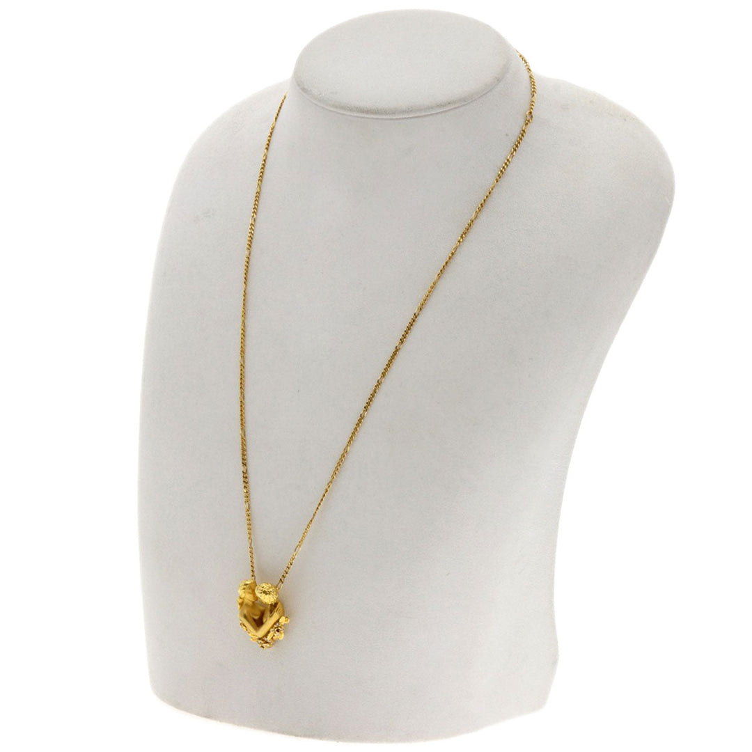 Carrera y Carrera Necklace 18K Yellow Gold gold Adam and Eve Ruby Diamond