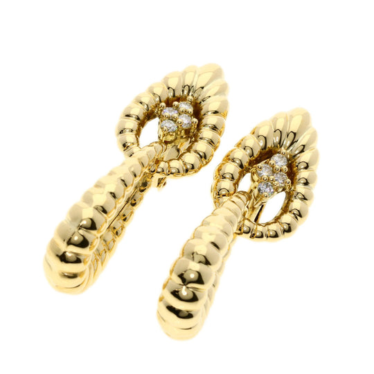 JUNE Earring 18K Yellow Gold gold diamond