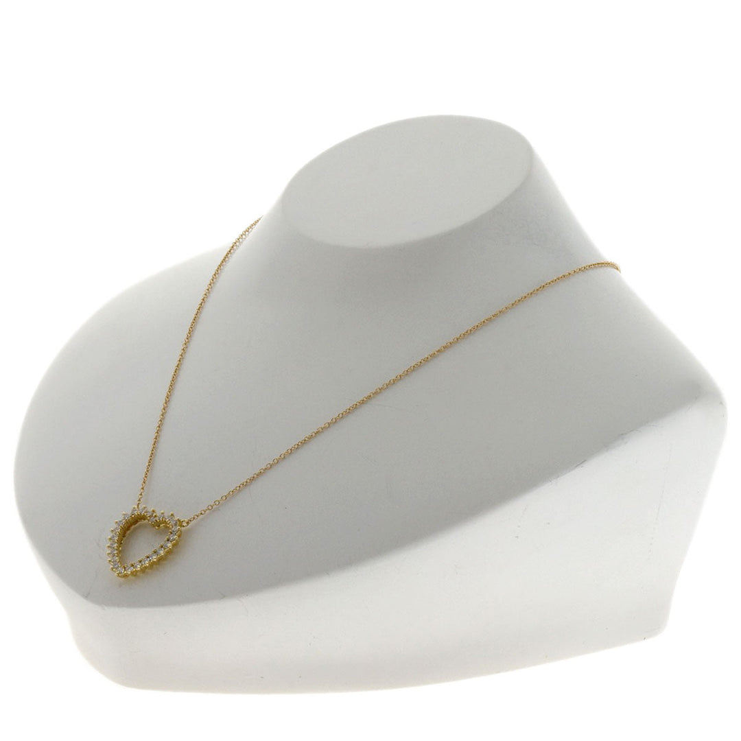 TIFFANY&Co. Necklace 18K Yellow Gold gold Heart diamond Women Used Authentic