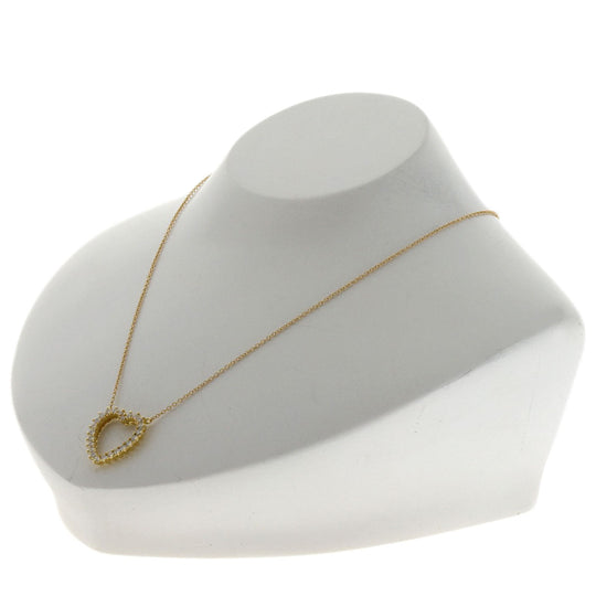 TIFFANY&Co. Necklace 18K Yellow Gold gold Heart diamond Women Used Authentic