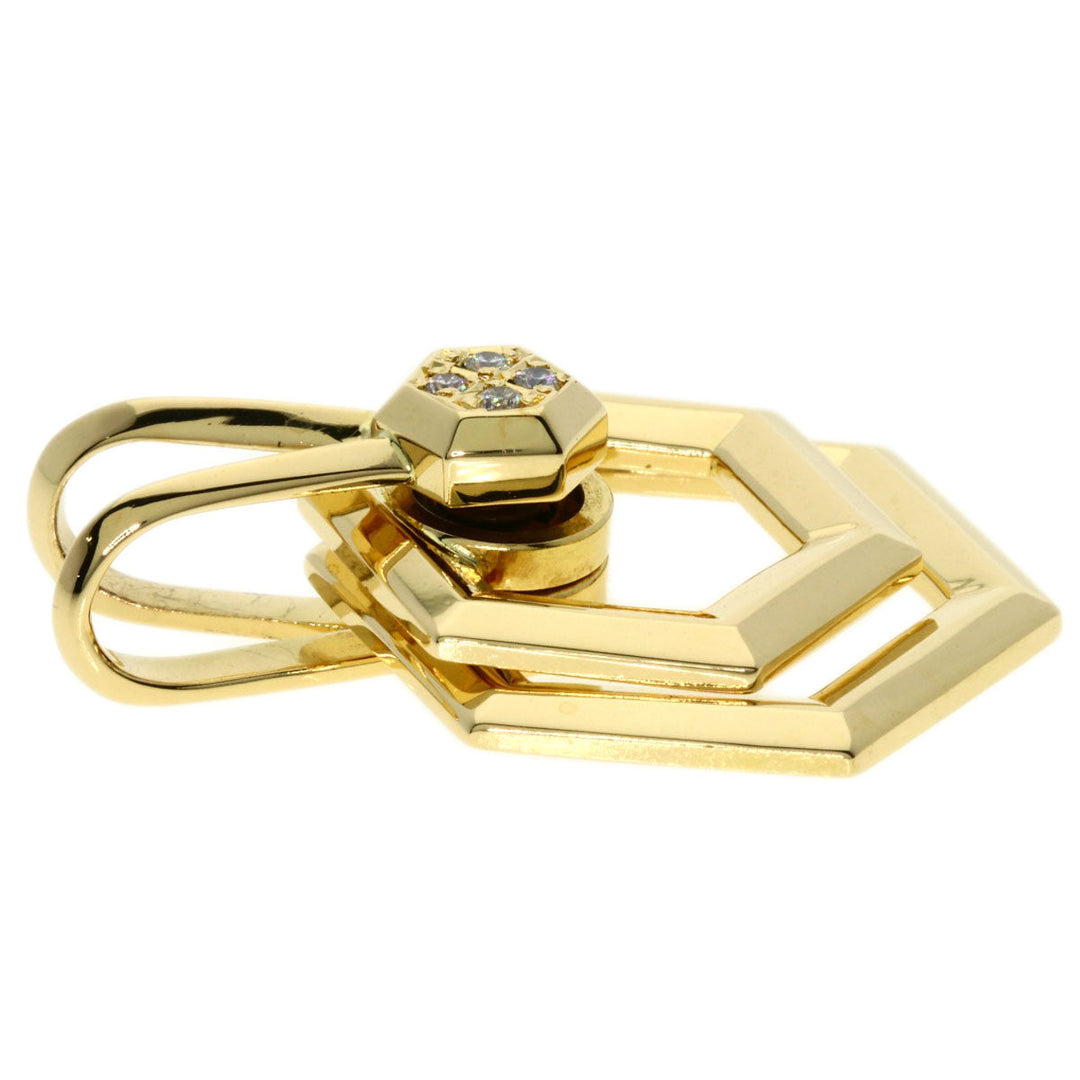 WALTHAM Pendant top 18K Yellow Gold gold Swing diamond