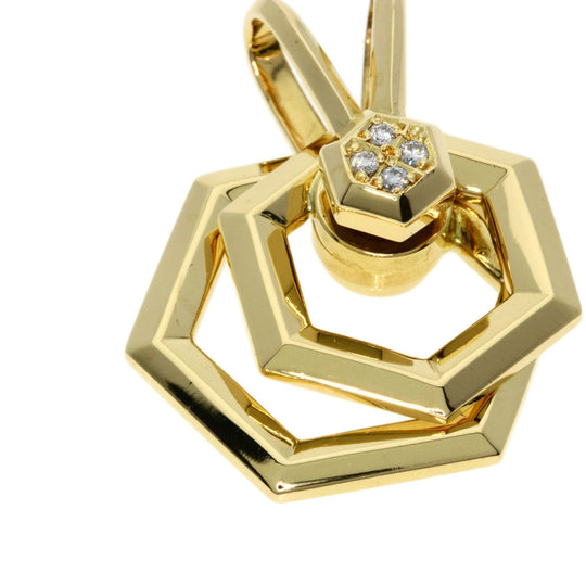 WALTHAM Pendant top 18K Yellow Gold gold Swing diamond