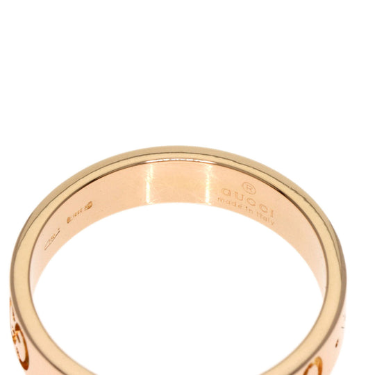GUCCI Ring 18K Pink Gold gold icon Women Used Authentic