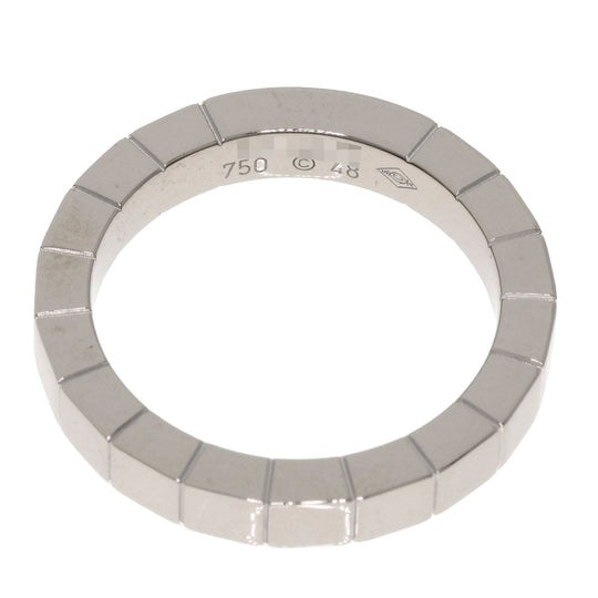 CARTIER Ring K18WG Silver Laniere # 48 Women Used Authentic