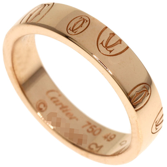 CARTIER Ring 18K Pink Gold gold Happy birthday # 49