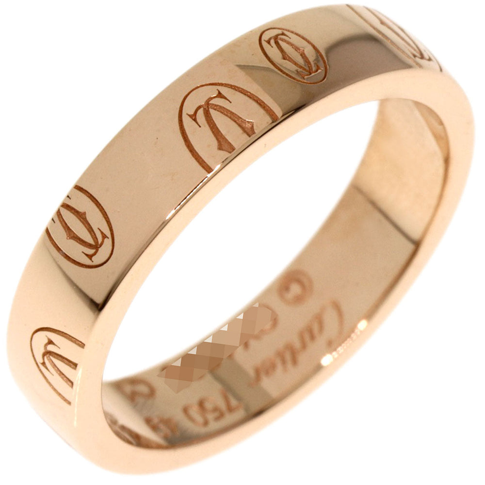 CARTIER Ring 18K Pink Gold gold Happy birthday # 49