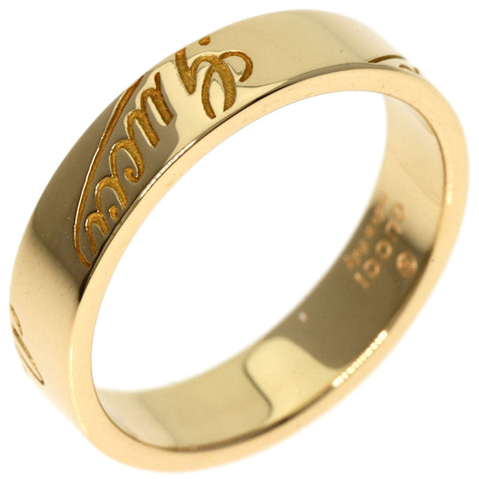GUCCI Ring 18K Yellow Gold gold Icon Print #9