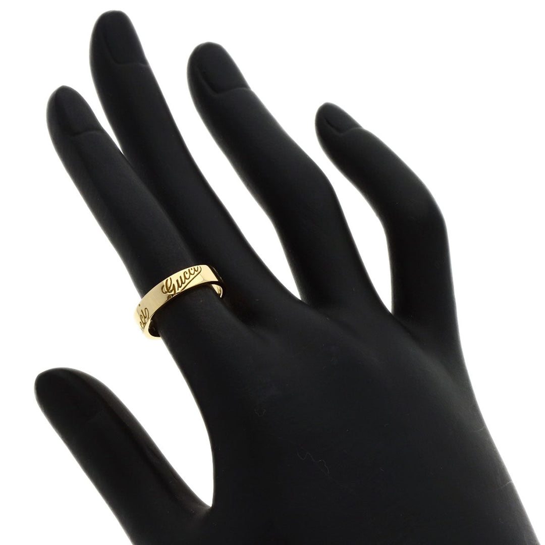 GUCCI Ring 18K Yellow Gold gold Icon Print #9