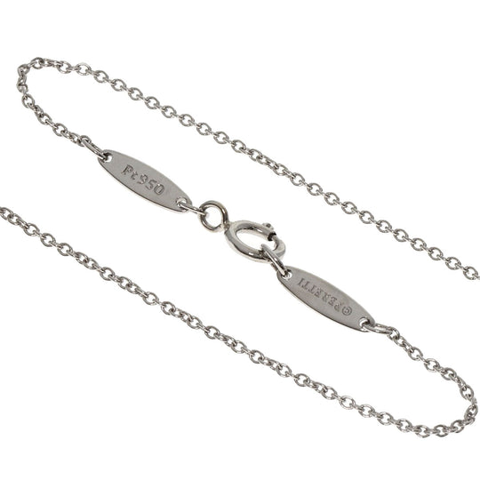 TIFFANY&Co. Necklace PT950 Silver By the yard 1P diamond