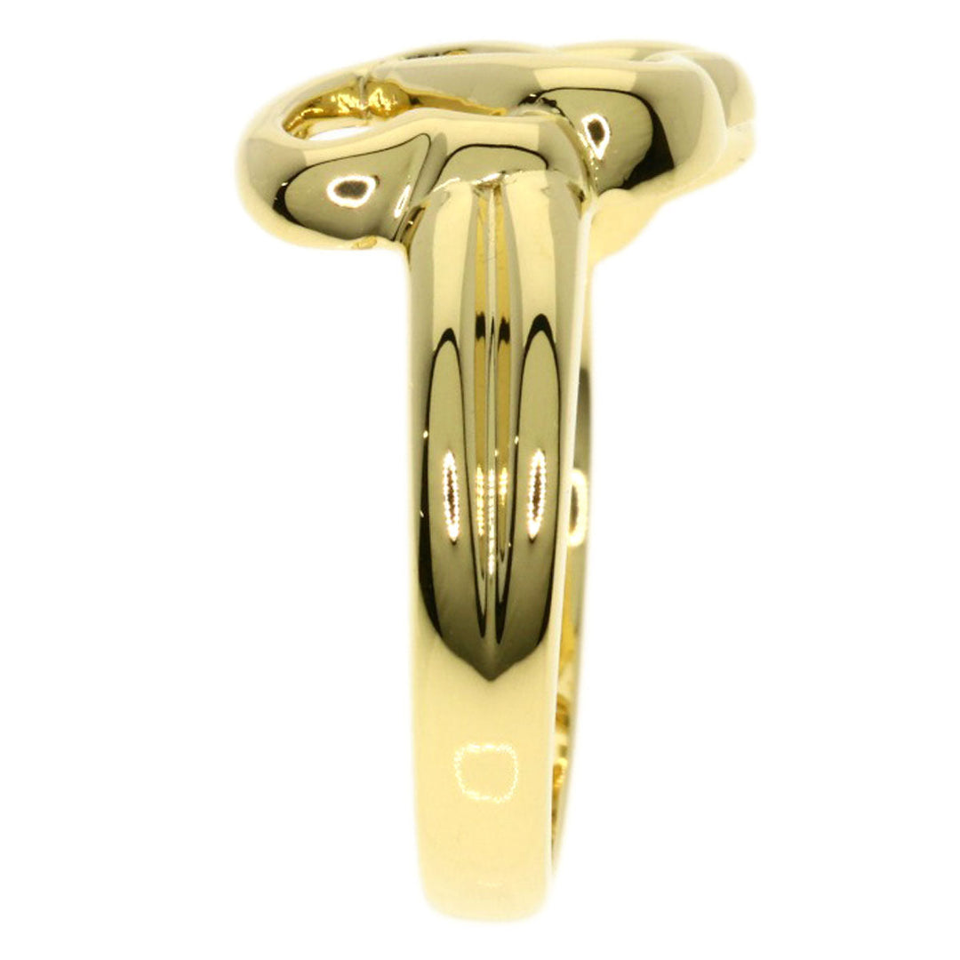 TIFFANY&Co. Ring 18K Yellow Gold gold Triple heart Women Used Authentic