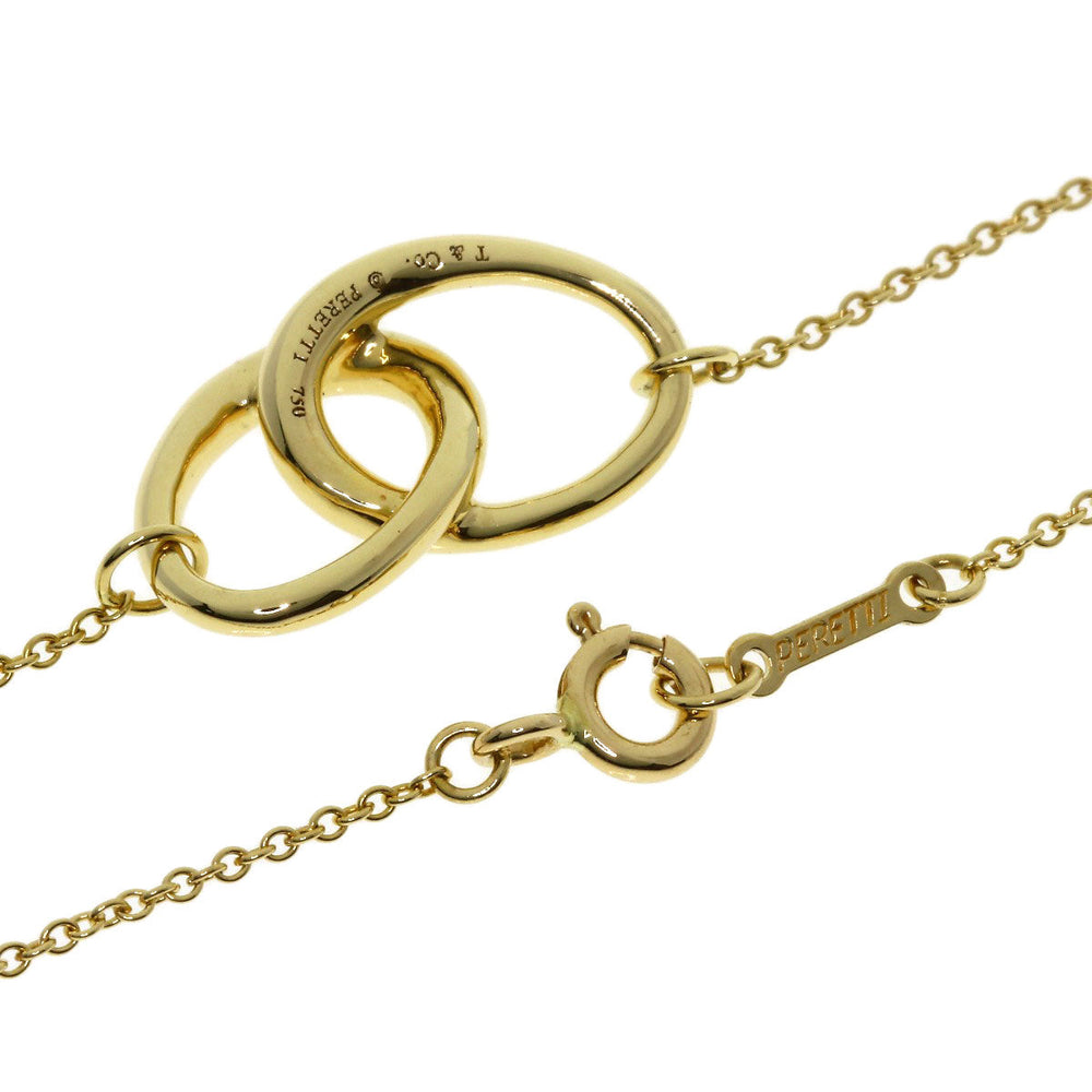 TIFFANY&Co. Necklace 18K Yellow Gold gold Double loop Women Used Authentic