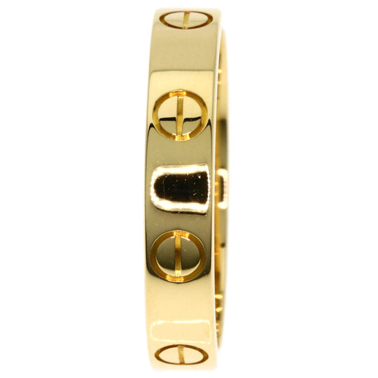 CARTIER Ring 18K Yellow Gold gold Mini love ring #54 Women Used Authentic