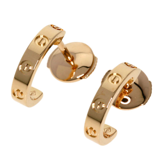 CARTIER Pierce 18K Pink Gold gold Mini love Women Used Authentic