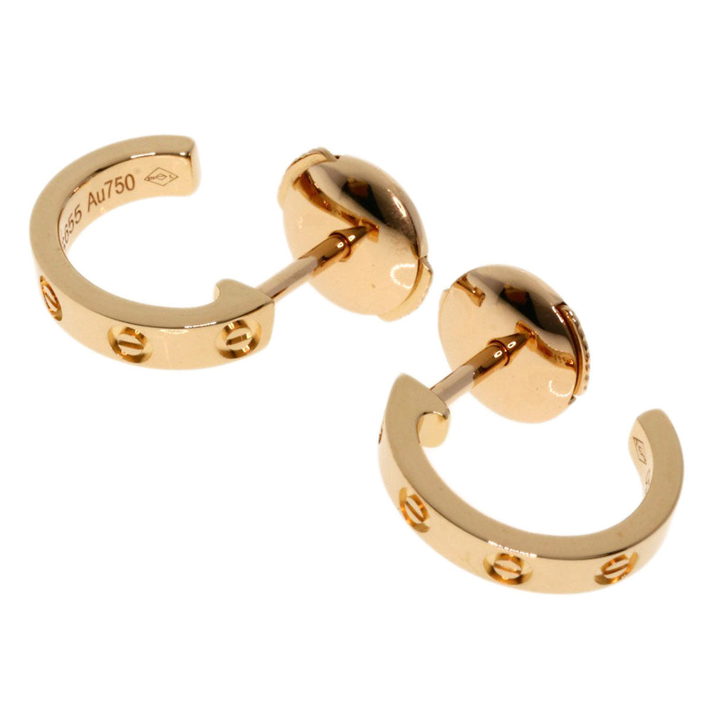 CARTIER Pierce 18K Pink Gold gold Mini love Women Used Authentic