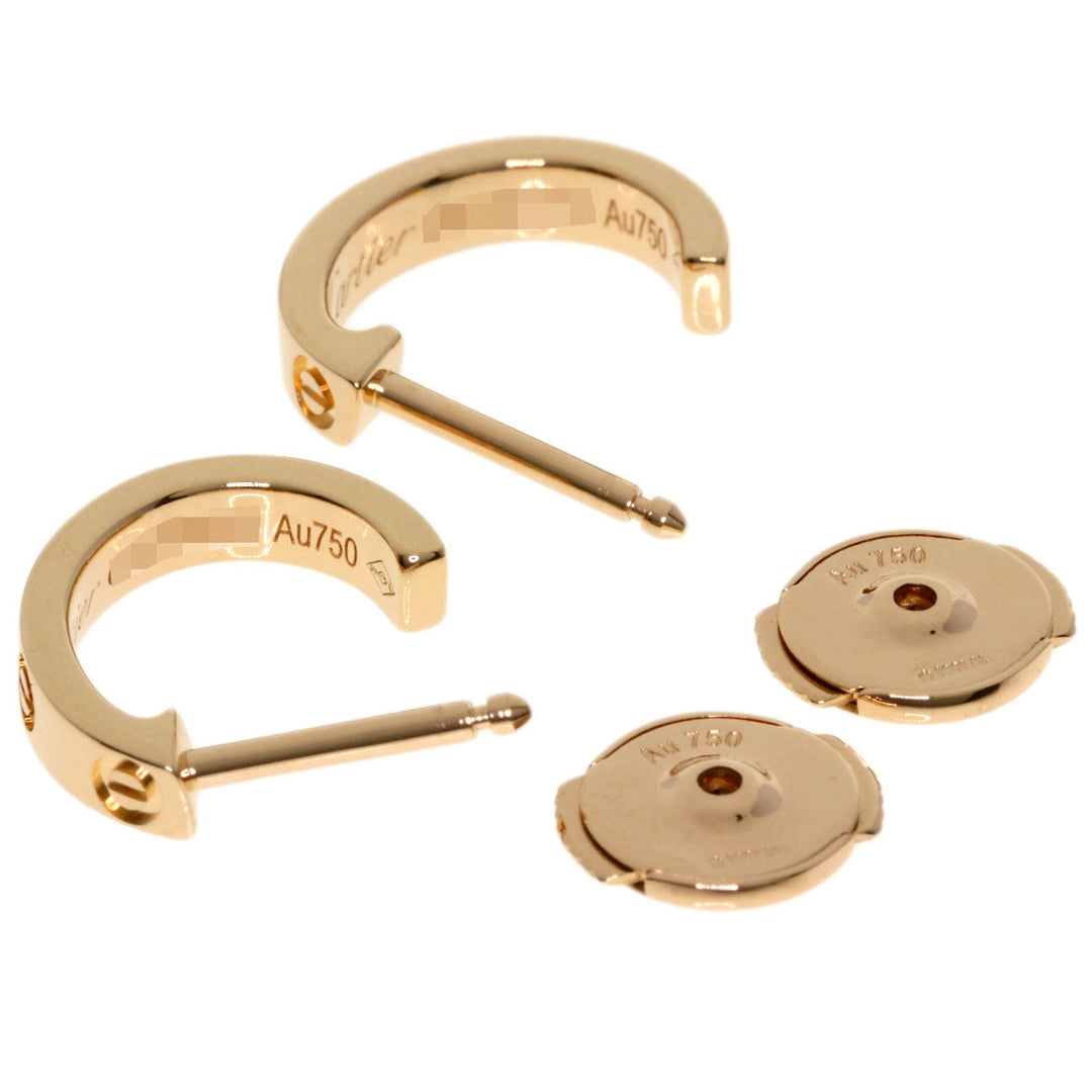 CARTIER Pierce 18K Pink Gold gold Mini love Women Used Authentic
