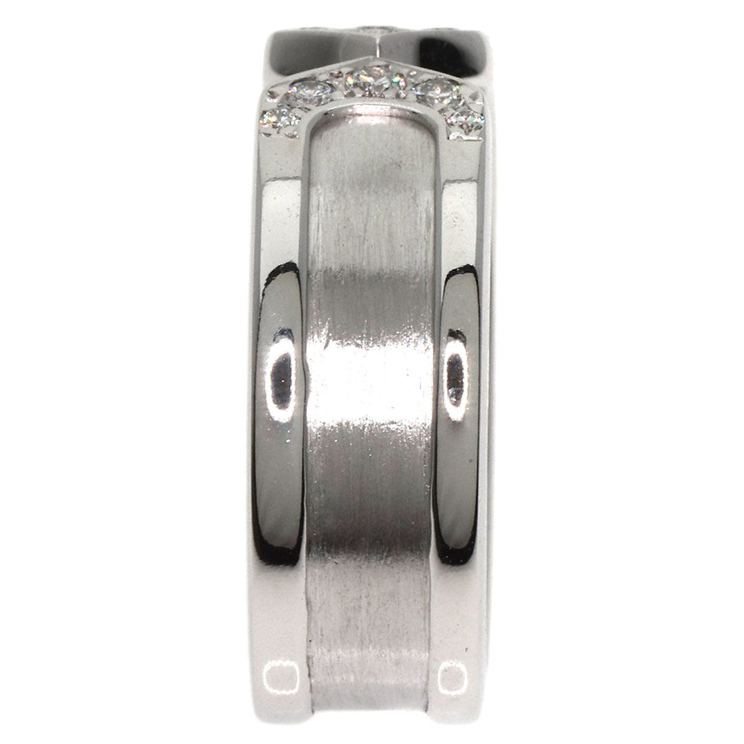 CARTIER Ring K18WG Silver C2 SM Diamond #48 Women Used Authentic
