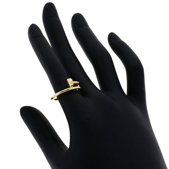 CARTIER Ring 18K Yellow Gold gold Juste un Clou Small Model #54 Women Used Authentic