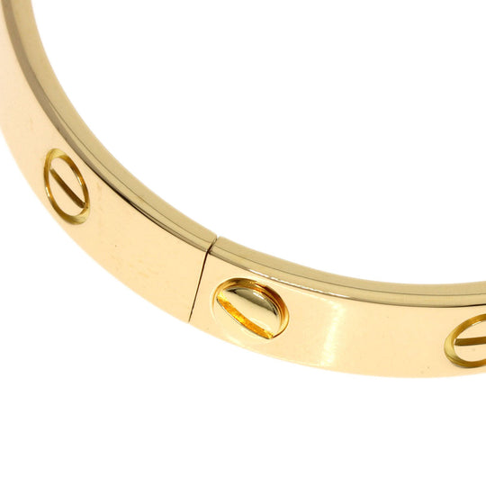 CARTIER bracelet 18K Yellow Gold gold Love breath # 16 with driver Women 16 Used Authentic