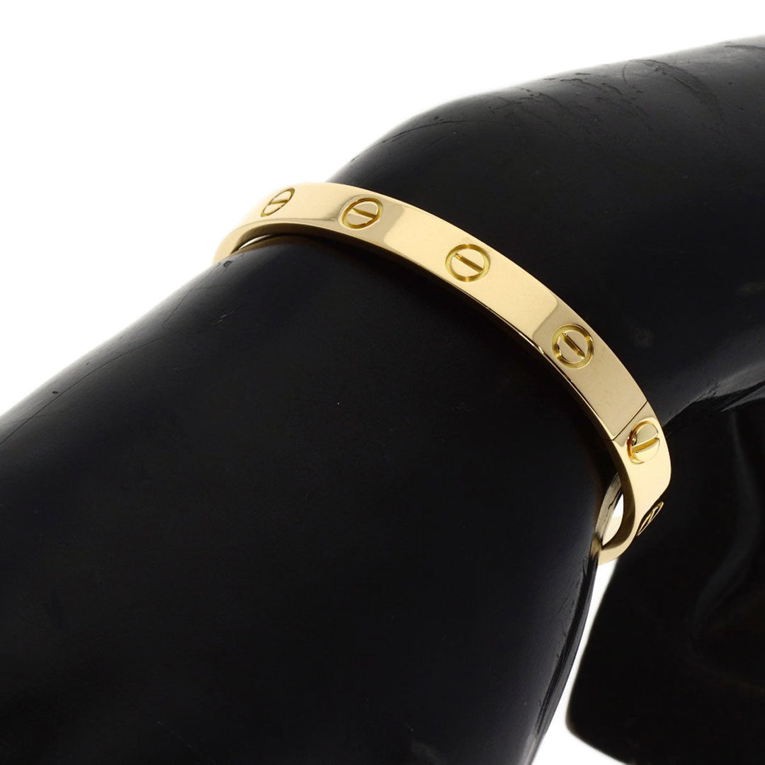 CARTIER bracelet 18K Yellow Gold gold Love breath # 16 with driver Women 16 Used Authentic