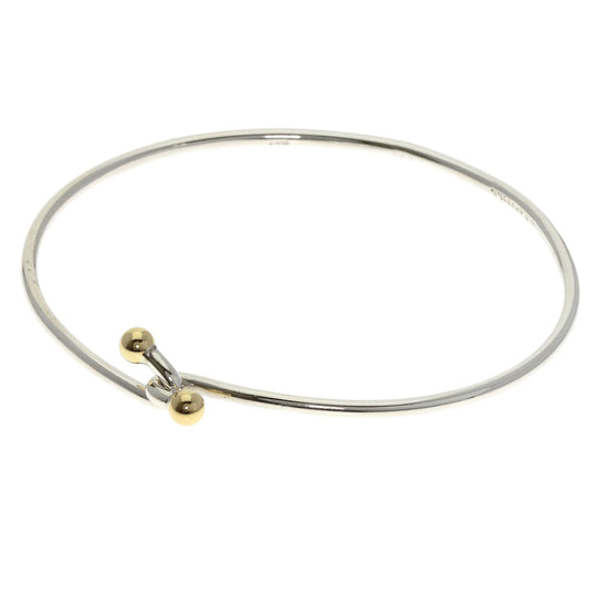 TIFFANY&Co. bracelet SV Silver Double hook bangle
