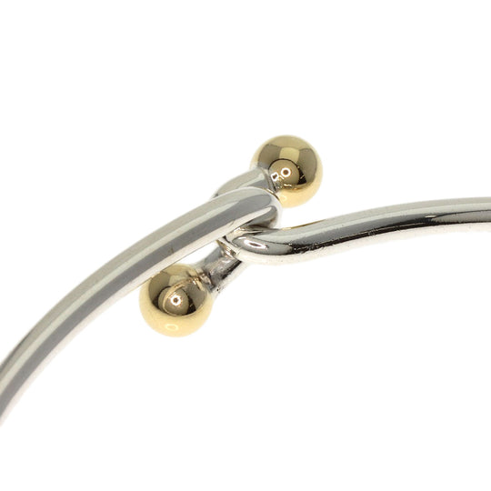 TIFFANY&Co. bracelet SV Silver Double hook bangle