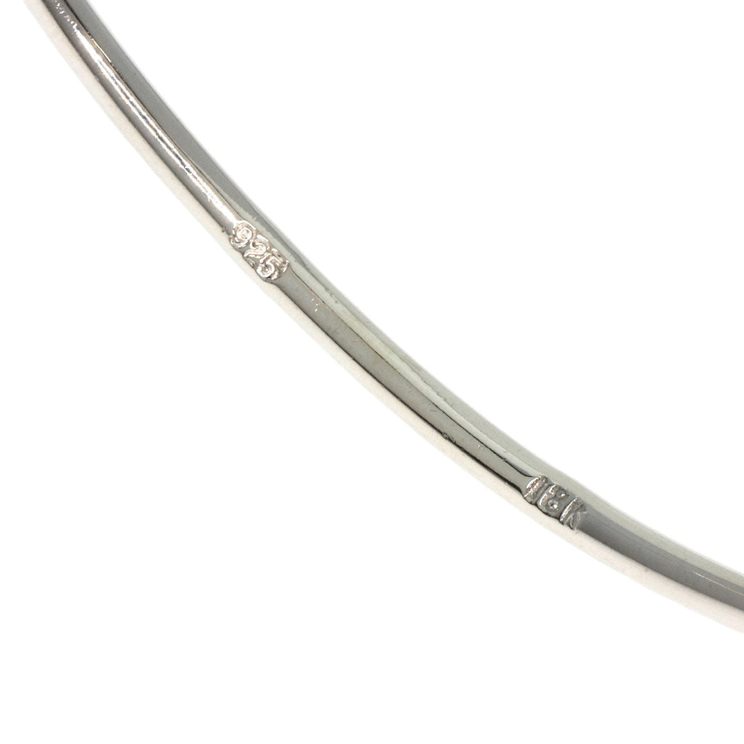 TIFFANY&Co. bracelet SV Silver Double hook bangle