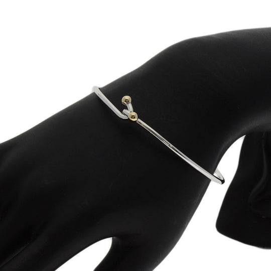 TIFFANY&Co. bracelet SV Silver Double hook bangle