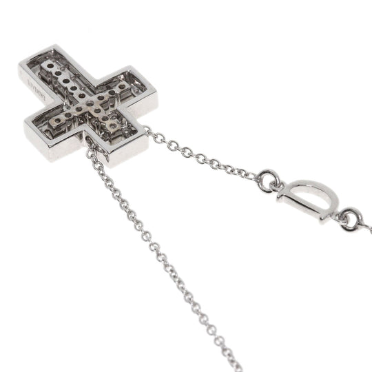 Damiani Necklace K18WG Silver Belle Epoque XXS Diamond Women Used Authentic