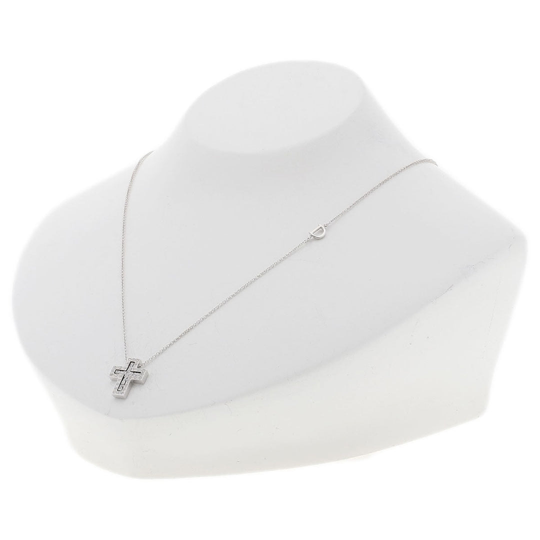 Damiani Necklace K18WG Silver Belle Epoque XXS Diamond Women Used Authentic