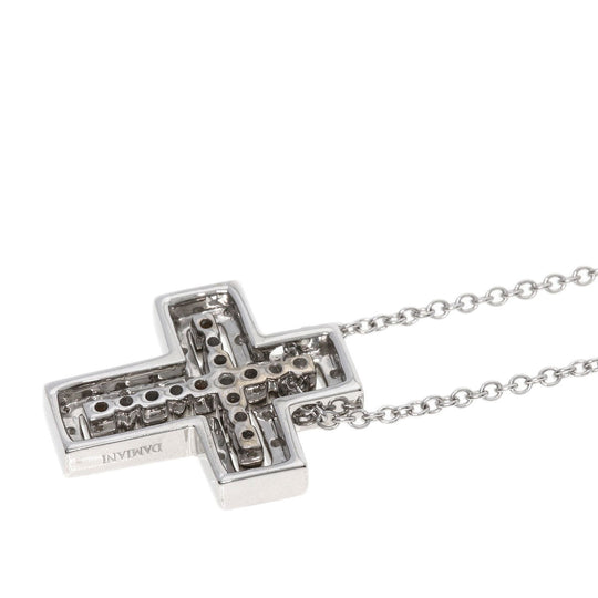 Damiani Necklace K18WG Silver Belle Epoque XXS Diamond Women Used Authentic