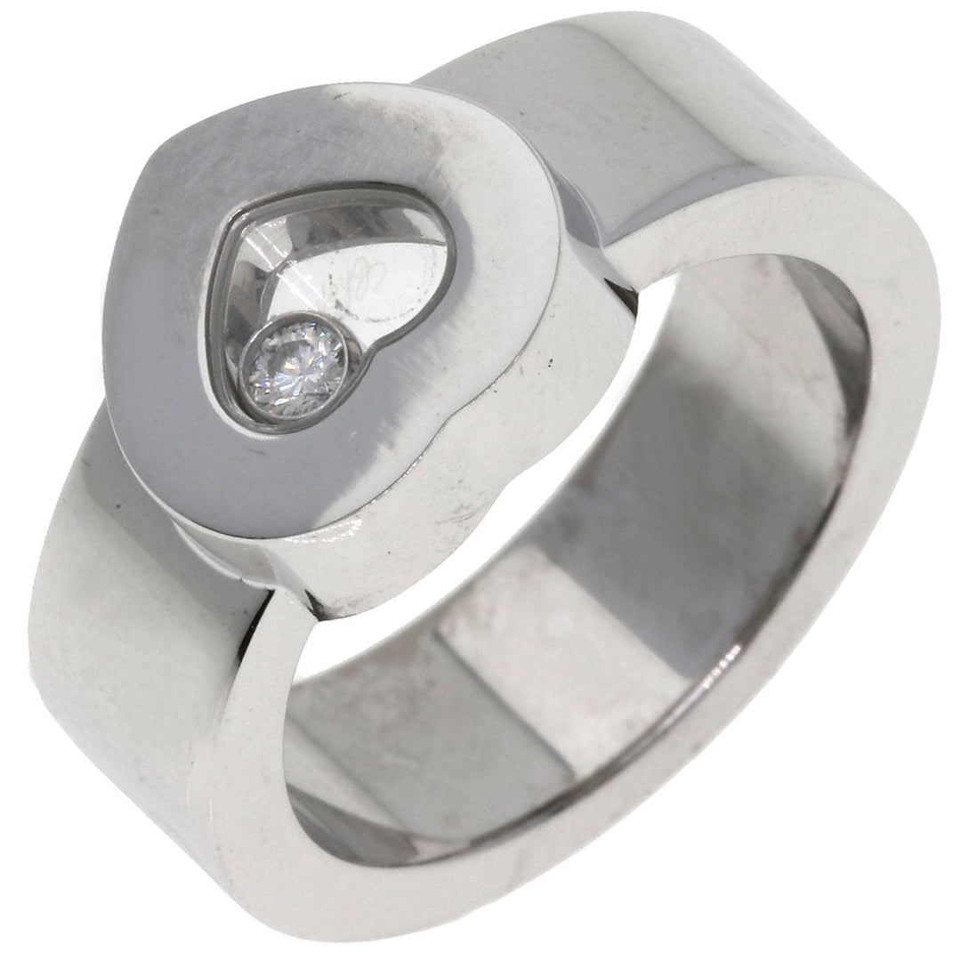 Chopard Ring K18WG Silver Happy Diamond