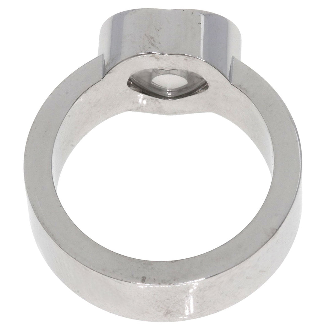 Chopard Ring K18WG Silver Happy Diamond