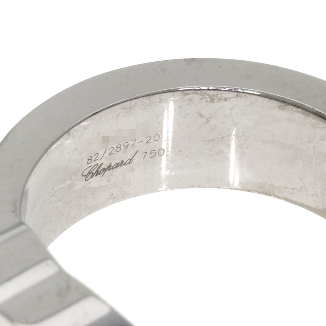 Chopard Ring K18WG Silver Happy Diamond