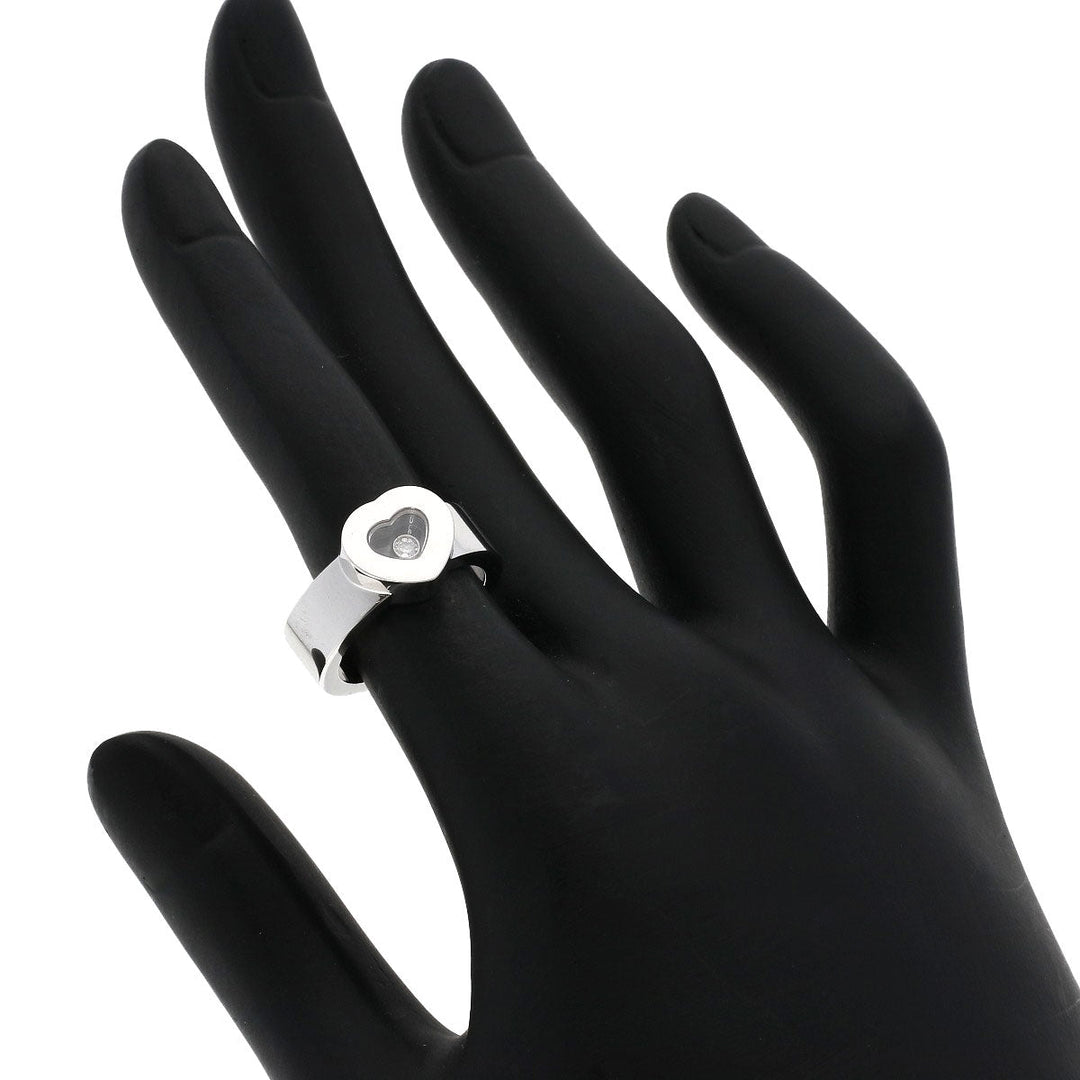 Chopard Ring K18WG Silver Happy Diamond