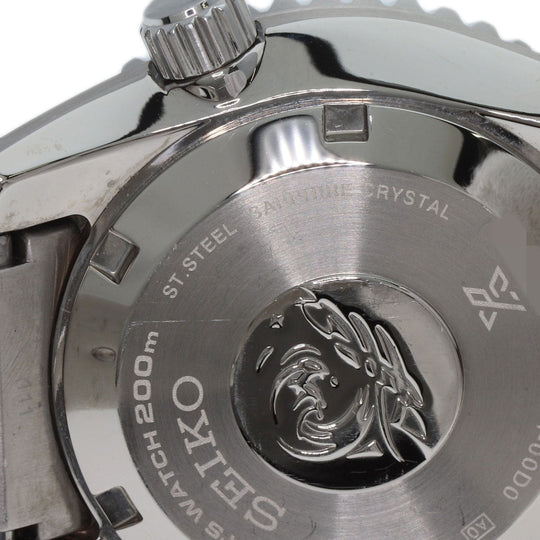 SEIKO Watches Mechanical Automatic SBEJ011 Stainless Steel , Stainless Steel Silver Prospex black dial mens Used Authentic
