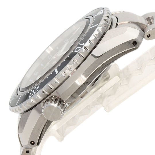 SEIKO Watches Mechanical Automatic SBEJ011 Stainless Steel , Stainless Steel Silver Prospex black dial mens Used Authentic