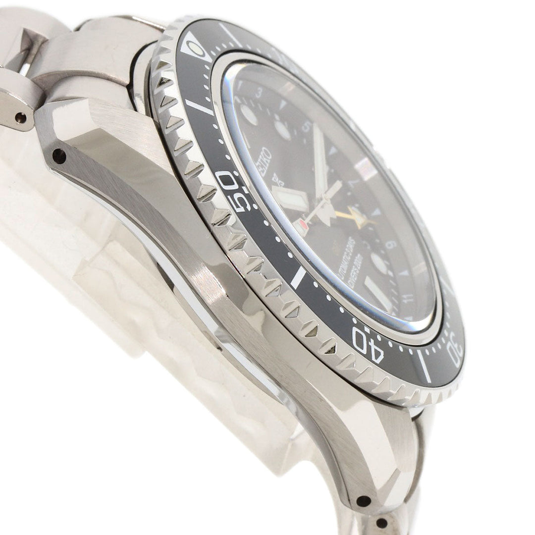 SEIKO Watches Mechanical Automatic SBEJ011 Stainless Steel , Stainless Steel Silver Prospex black dial mens Used Authentic