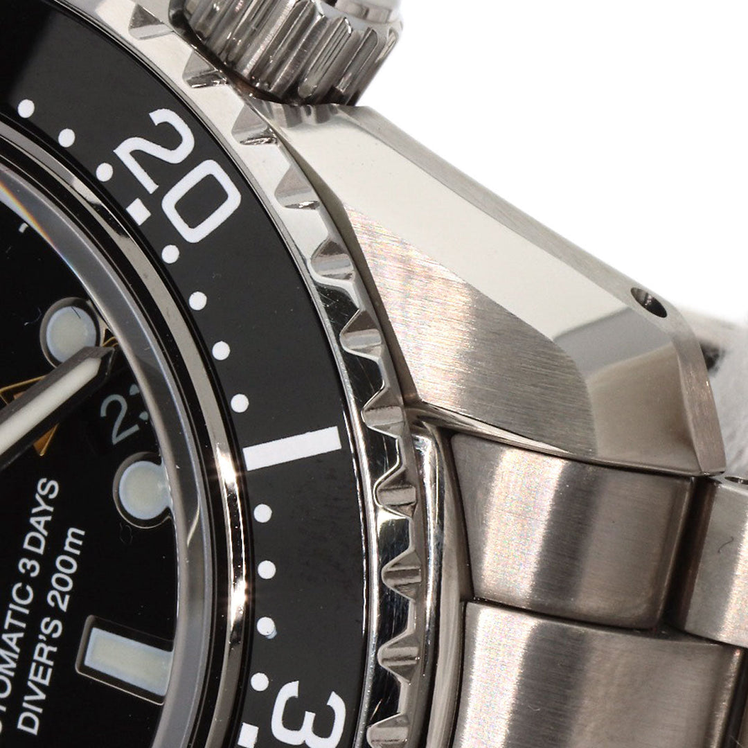 SEIKO Watches Mechanical Automatic SBEJ011 Stainless Steel , Stainless Steel Silver Prospex black dial mens Used Authentic