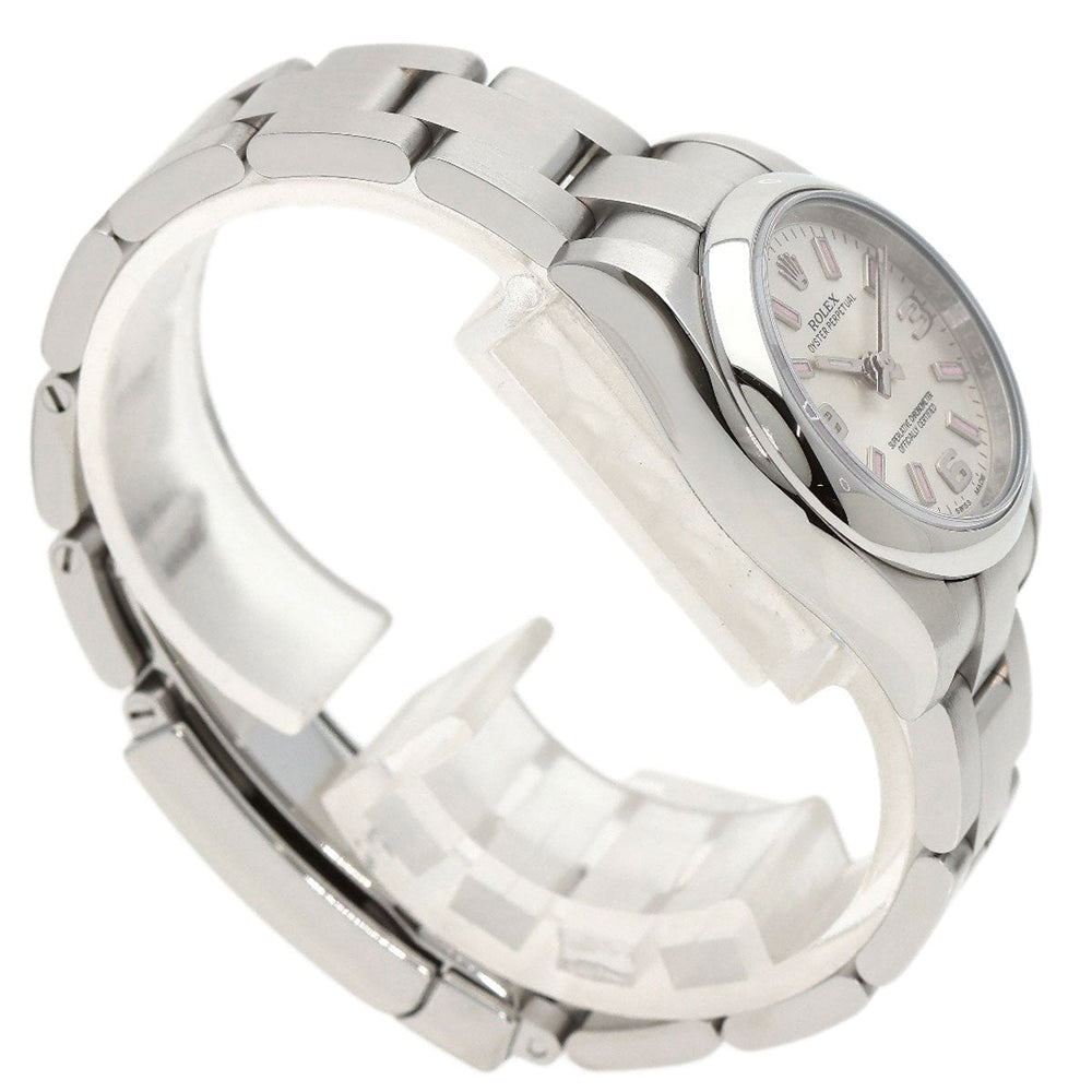 ROLEX Watches Mechanical Automatic 176200 Stainless Steel , Stainless Steel Silver Oyster Perpetual 26 Silver dial Women Used Authentic