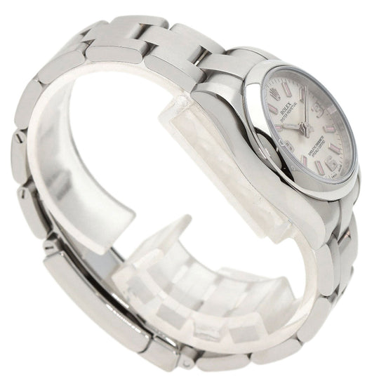 ROLEX Watches Mechanical Automatic 176200 Stainless Steel , Stainless Steel Silver Oyster Perpetual 26 Silver dial Women Used Authentic