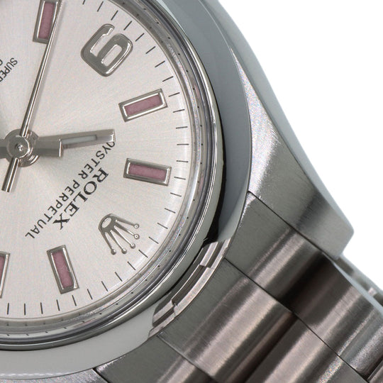 ROLEX Watches Mechanical Automatic 176200 Stainless Steel , Stainless Steel Silver Oyster Perpetual 26 Silver dial Women Used Authentic